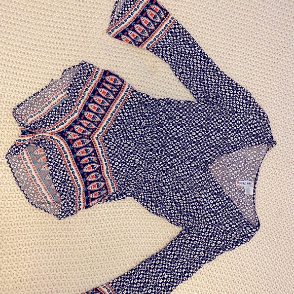 Mimi Chica print long sleeve romper size Large - Picture 2 of 6